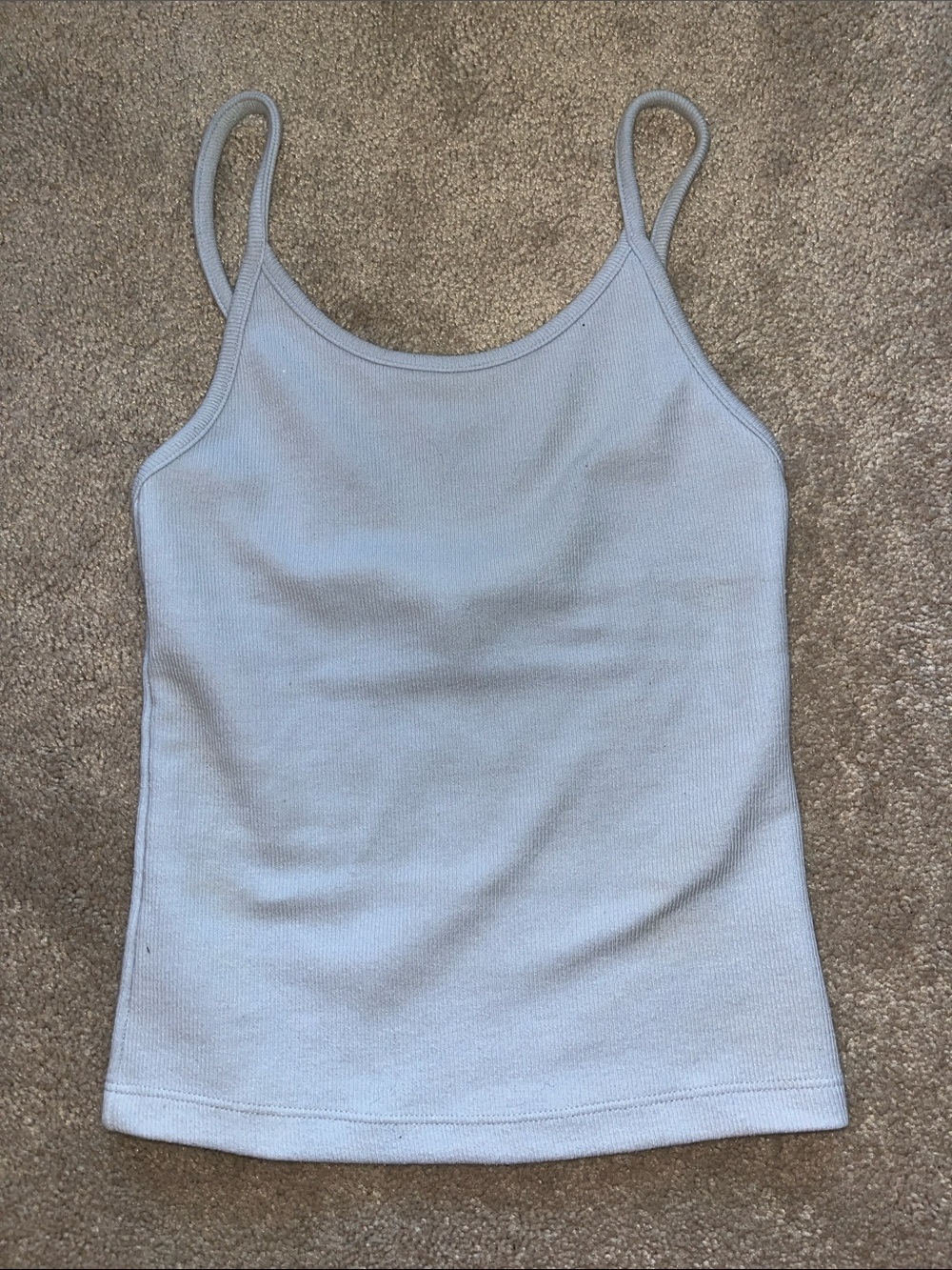 ROLLA'S Baby blue Ribbed Tank Top